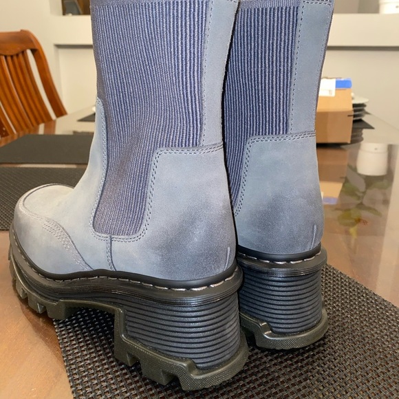Dr. Martens Corran Chelsea Waxy Suede Heeled Boots  12